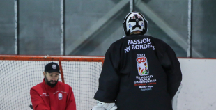 Latvijas izlases treniņš pirms došanās uz Franciju 