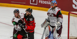 Pēdējā pārbaudes spēlē Latvijas piedzīvo neveiksmi pret zvaigžņoto Kanādu 