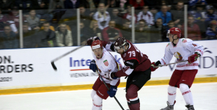 EHC: Latvija - Baltkrievija 1:0