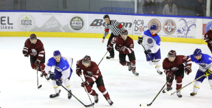 FOTO: Latvija - Kazahstāna (2:3 pēcspēles metienos)