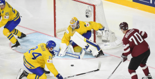 PČ: Latvja - Zviedrija 0:2