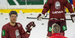 Nosaukts Latvijas nacionālās hokeja izlases sastāvs pēdējām pārbaudes spēlēm ar Šveici