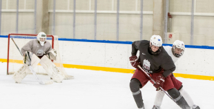 FOTO: Latvijas U-18 hokeja izlases treniņš