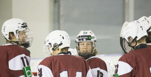 FOTO: Latvija U-16 - Dānija U-16 5:2