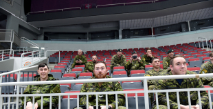 FOTO: Kanādas izlases treniņš "Arēna Rīga" 