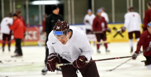 FOTO: Latvijas izlases treniņš (07.05.2018)