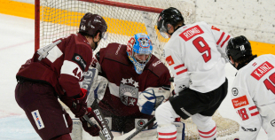 Latvijas nacionālā izlase vēlreiz uzvar Austriju