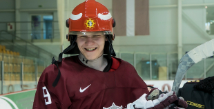 Latvijas hokeja izlases treniņš 24.03.2017.