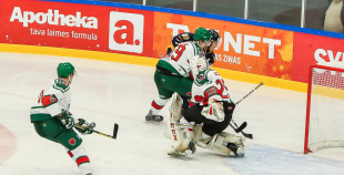 FOTO: "Kurbads" - "Liepāja/Optibet" (5:2)