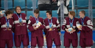 Latvijas 3x3 hokeja izlasei zelta medaļas!