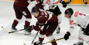 Latvijas nacionālā izlase vēlreiz uzvar Austriju