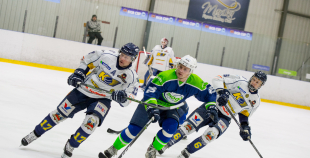 Virslīga: 5. finālspēle: HK Mogo - HK Kurbads 3:4 