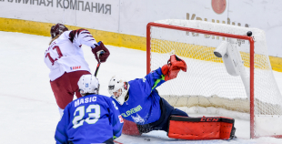 FOTO: Latvija - Slovēnija 9:1