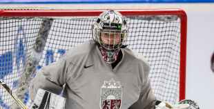 FOTO: Latvijas U-18 izlase "Arēna Rīga" aizvada treniņu pirms pasaules čempionāta 