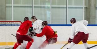 FOTO: Latvijas U-20 valstsvienība turpina gatavoties pasaules čempionātam