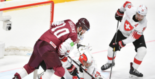 FOTO: Latvija - Šveice 1:3