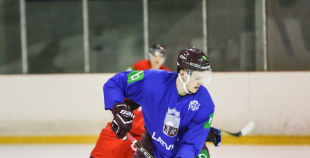 FOTO: Latvijas izlases treniņš pirms došanās uz Dāniju