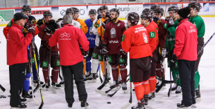 FOTO: Latvijas nacionālās izlases treniņš