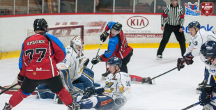 Virslīga: HK Zemgale/LLU - HK Kurbads 4:3