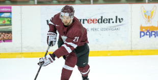 Latvijas hokeja izlases treniņš 24.03.2017.