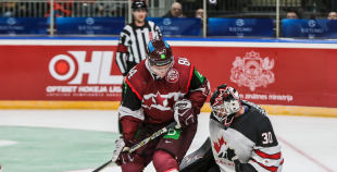 FOTO: Latvija - Kanāda 0:2 