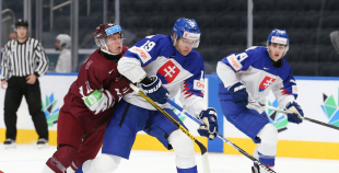 Latvijas izlase izcīna punktu pret Slovākiju un saglabā izredzes uz 1/4 finālu