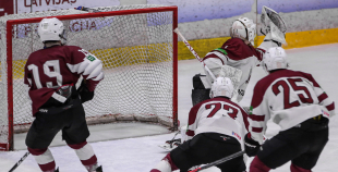FOTO: Latvija U-18 - Latvijas U20 B komanda 2:1