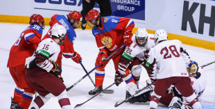 FOTO: Latvija U-18 - Krievija U-18 1:5