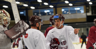 FOTO: Latvijas izlases treniņš (07.05.2018)