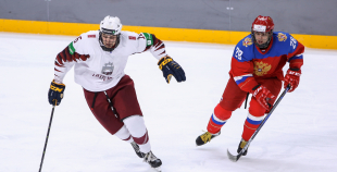 FOTO: Latvija U-18 - Krievija U-18 1:5