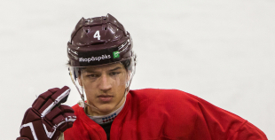 FOTO: Latvijas U-20 izlases treniņš (03.12)