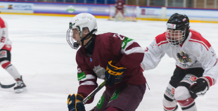 FOTO: Latvija U18 - Austrija U18 (4:3 p.m.)