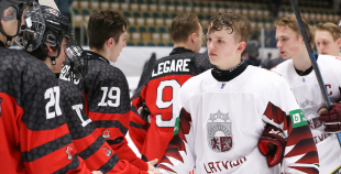 Mūsu U-18 hokejisti fantastiski cīnās un iegūst astoto vietu pasaulē!
