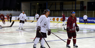 FOTO: Latvijas izlases treniņš (07.05.2018)