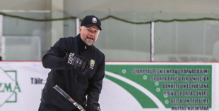 FOTO: Latvijas U-20 hokeja izlases treniņš