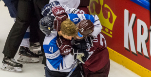 FOTO: Latvija - Somija (1:8)