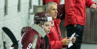 Latvijas hokeja izlases treniņš 24.03.2017.