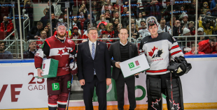 FOTO: Latvija - Kanāda 0:2 