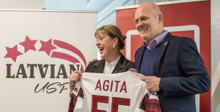 FOTO: 29. Pasaules Ziemas Universiādes preses konference 