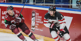 FOTO: Latvija - Kanāda 0:2 