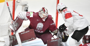 FOTO: Latvija - Šveice 1:3