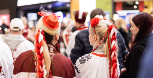Latvijas izlases hokejisti un treneri tiekas ar līdzjutējiem!