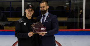 Latvijas U-18 izlase turnīru Jelgavā noslēdz ar neveiksmi pret kazahiem 