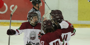 FOTO: Latvija U-18 - Austrija U-18 (4:0)