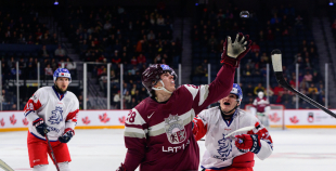 Latvija pirmajā pārbaudes spēlē piekāpās Čehijas izlasei