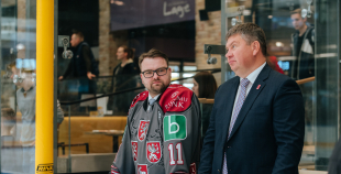 “Akropoles” ledus arēnā prezentētas Latvijas hokeja izlases jaunās formas