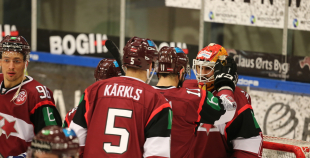 FOTO: Latvija - Austrija 6:1