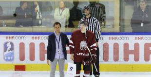 FOTO: Latvija - Kazahstāna (2:3 pēcspēles metienos)