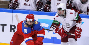 FOTO: Latvija U-18 - Krievija U-18 1:5