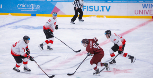 Lieliska otrā trešdaļa Latvijas studentiem sagādā uzvaru pār Šveices izlasi